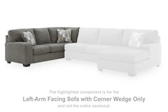 Clarington Left-Arm Facing Sofa with Corner Wedge