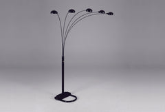 Peacock Arc Black 82" Floor Lamp - MyWaynesHome #