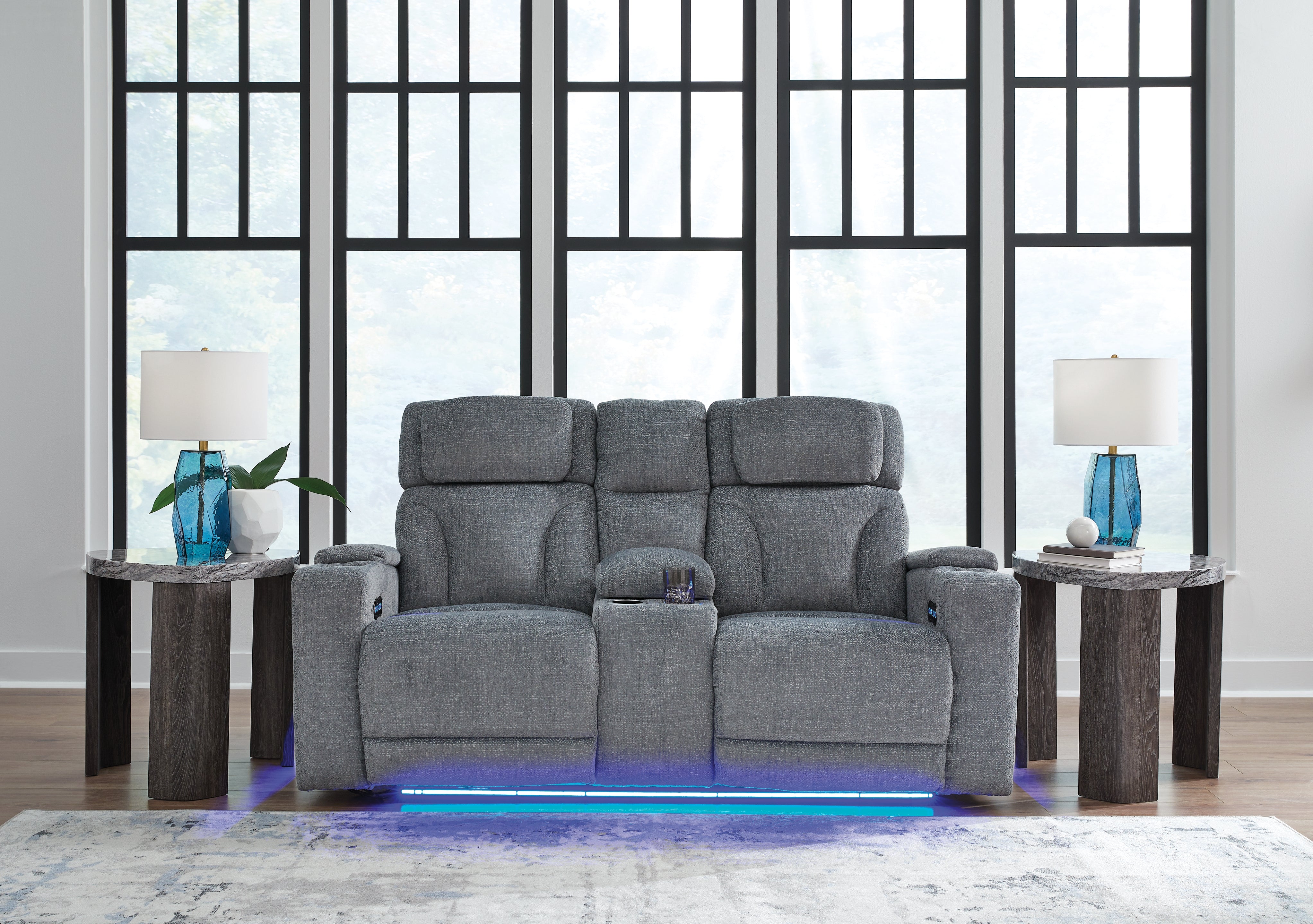 Studio Cave Power Reclining Sofa and Loveseat