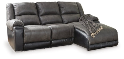 Nantahala 3-Piece Reclining Sectional with Chaise - MyWaynesHome #