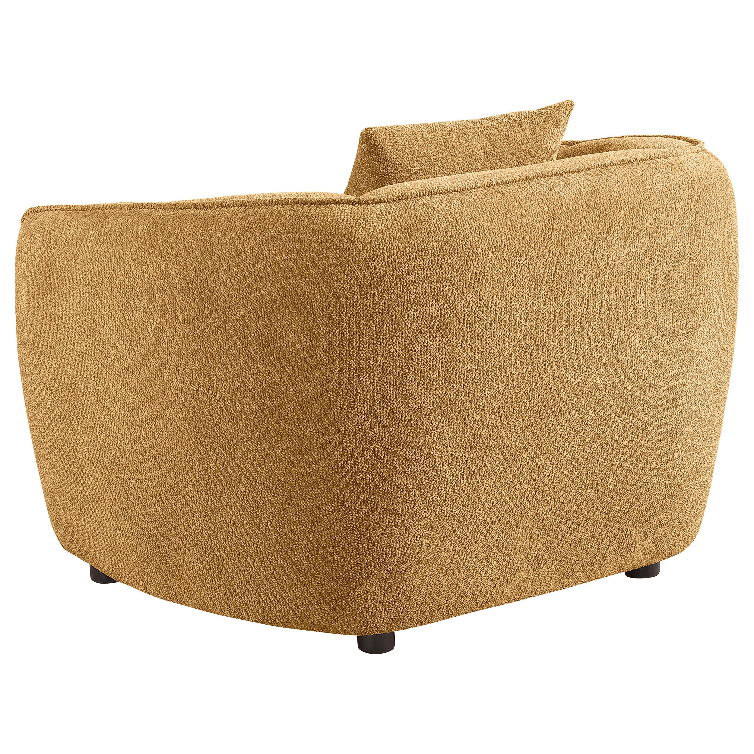 Aleisha 3-piece Chenille Upholstered Sofa Set Mustard Yellow