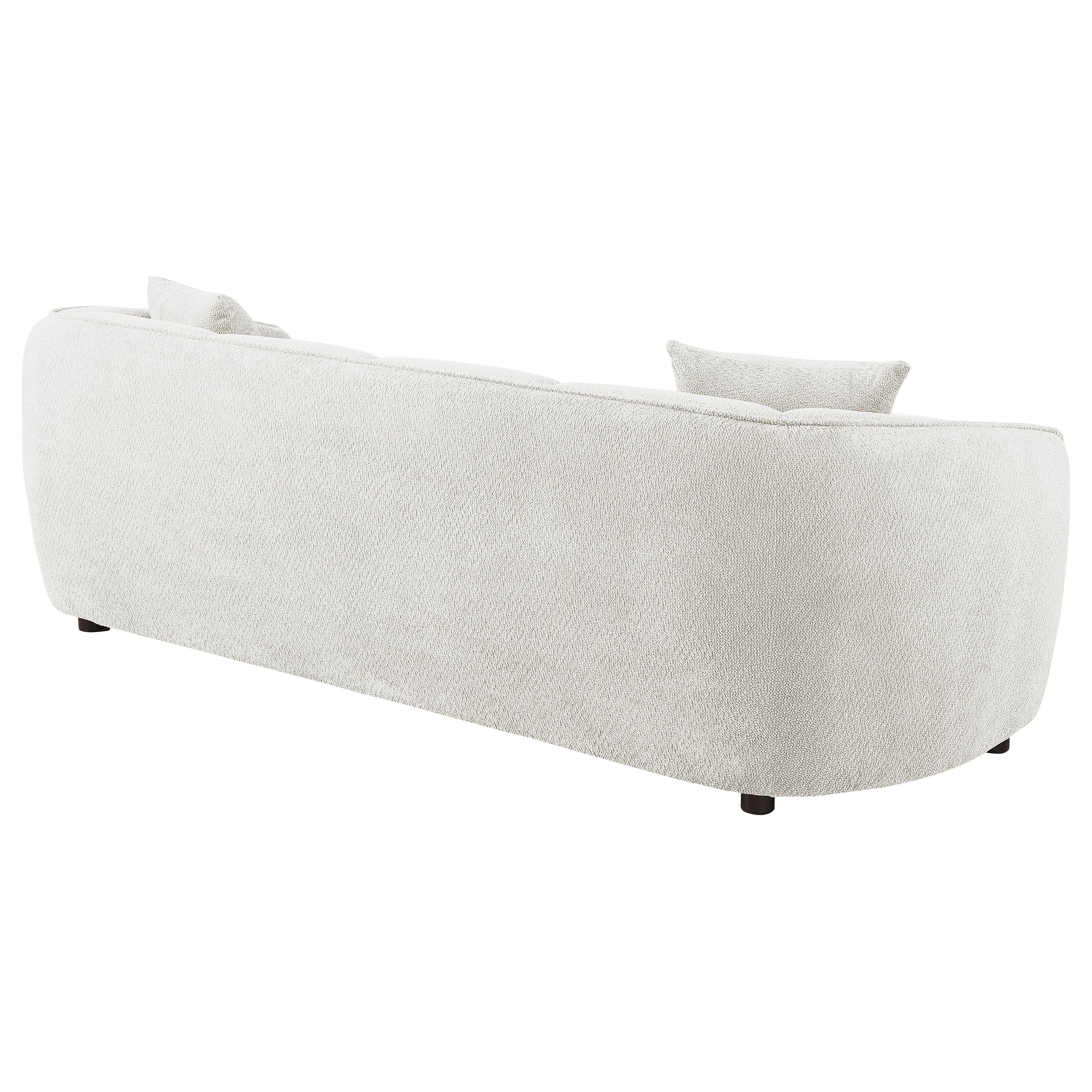 Aleisha Chenille Upholstered Sofa Ivory