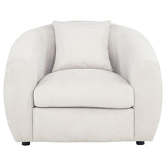 Isabella Fabric Upholstered Accent Chair Sand