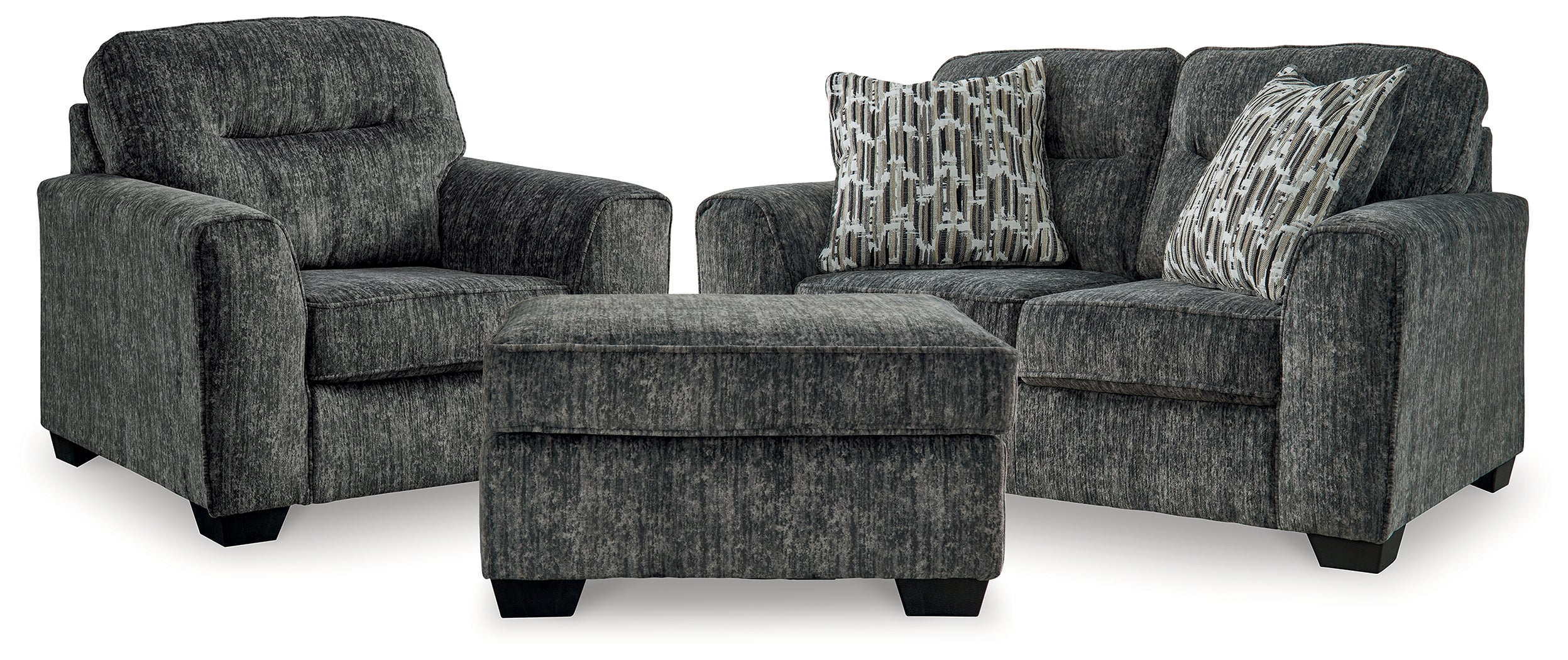 Lonoke Loveseat, Oversized Chair and Ottoman