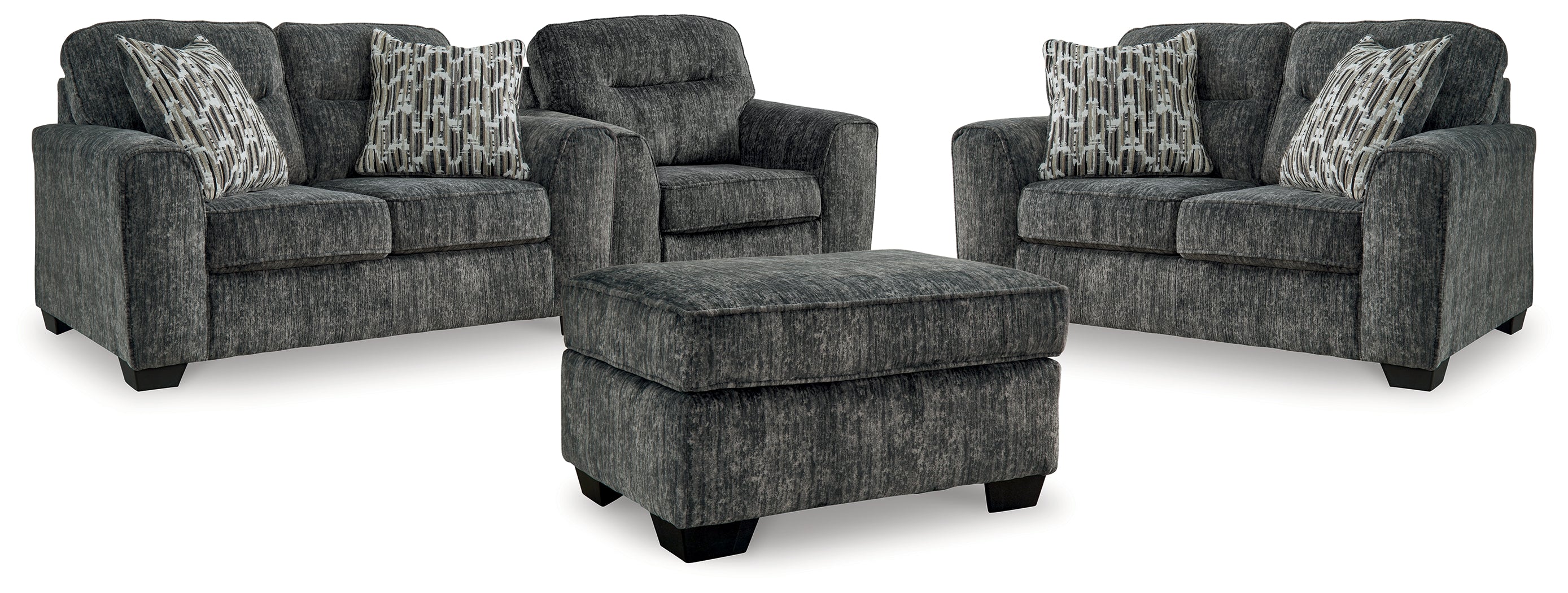 Lonoke 2 Loveseats, Oversized Chair and Ottoman