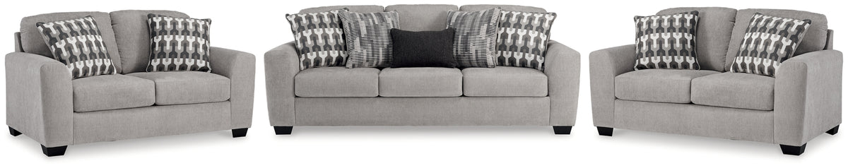 Avenal Park Sofa and 2 Loveseats