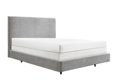 Nirvana Gray Queen Upholstered Floating Bed - MyWaynesHome #