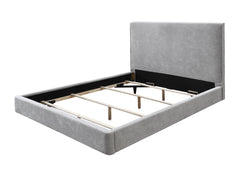 Nirvana Gray Queen Upholstered Floating Bed - MyWaynesHome #