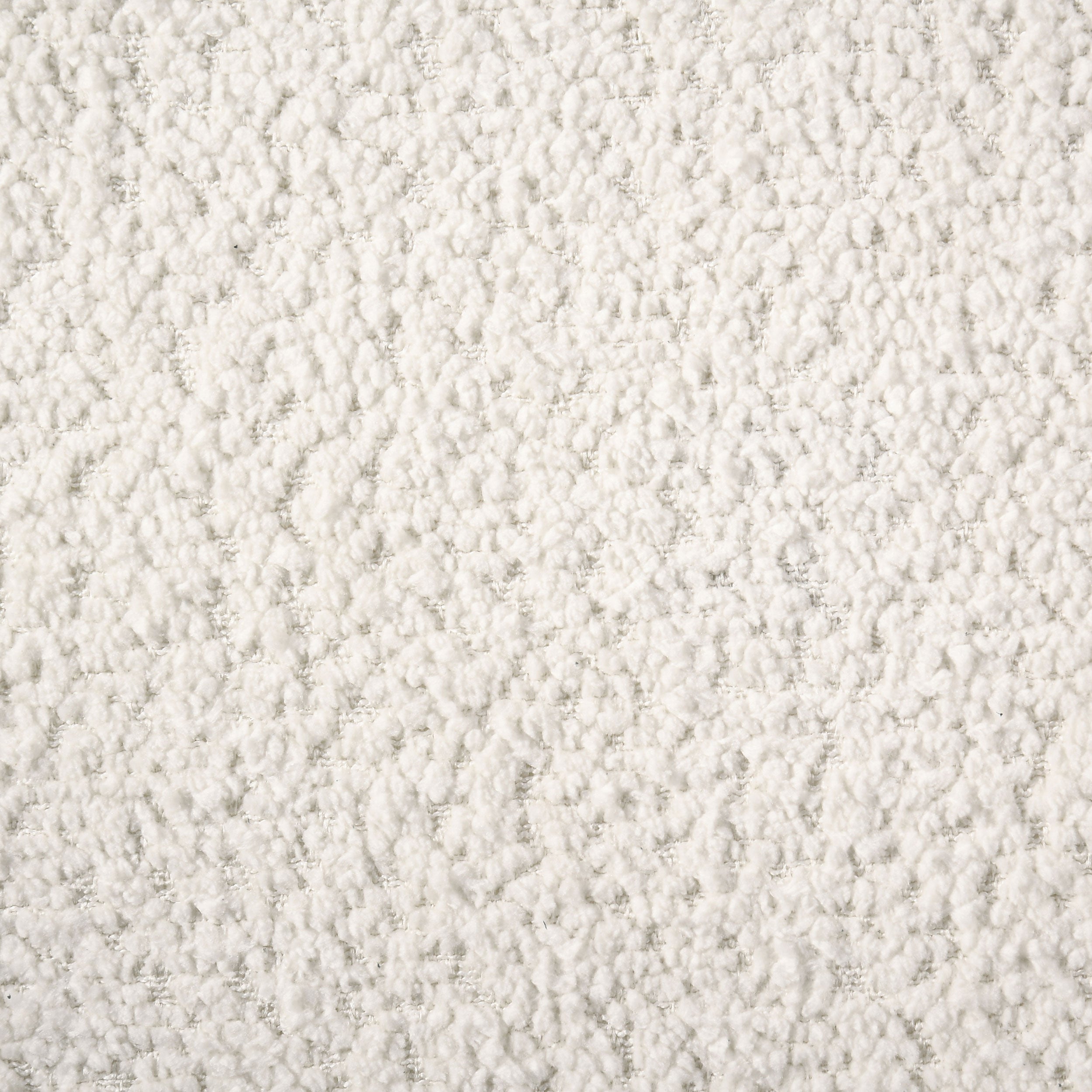 Dorset Fabric Upholstered Round Track Arm Accent Chair White