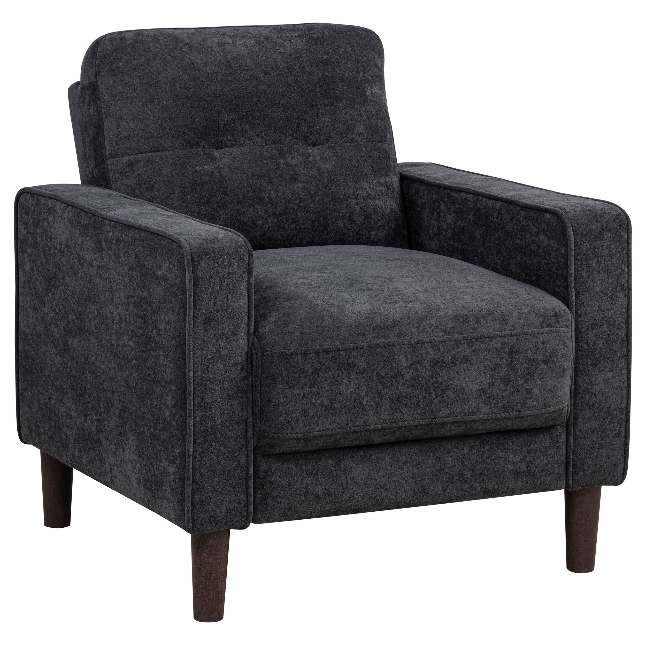 Bowen Ii 3-piece Upholstered Track Arm Sofa Set Steel Grey