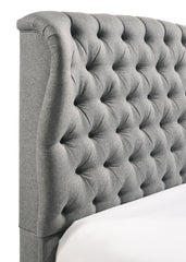 Linda Gray King Upholstered Panel Bed - MyWaynesHome #