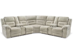 Signature Design by Ashley Family Den Power Reclining Fabric 3 pc Sectional 51802S3