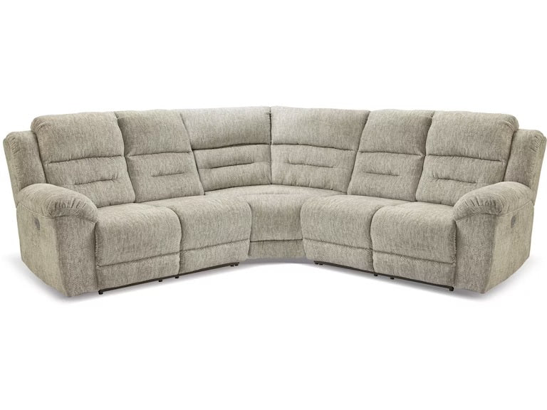 Signature Design by Ashley Family Den Power Reclining Fabric 3 pc Sectional 51802S4