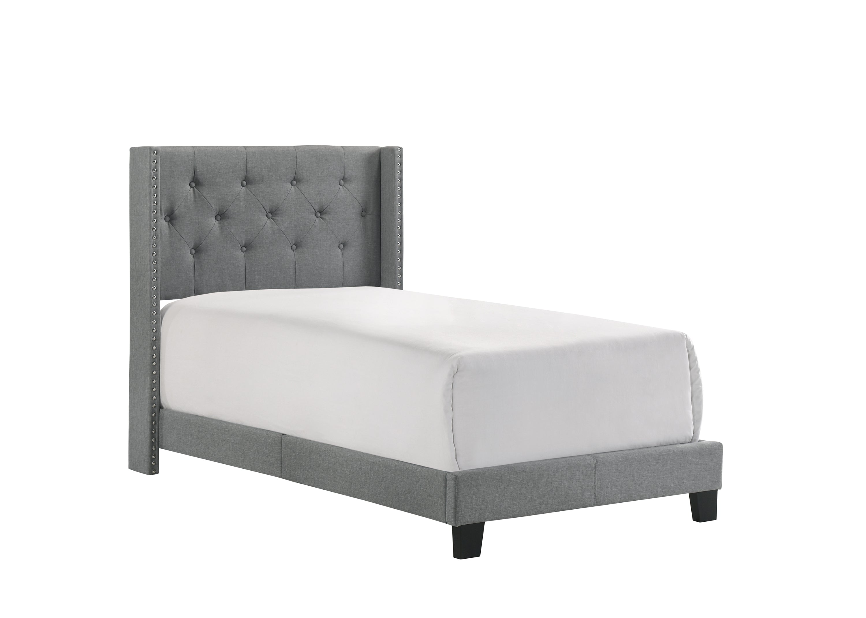 Makayla Gray Twin Bed - MyWaynesHome #
