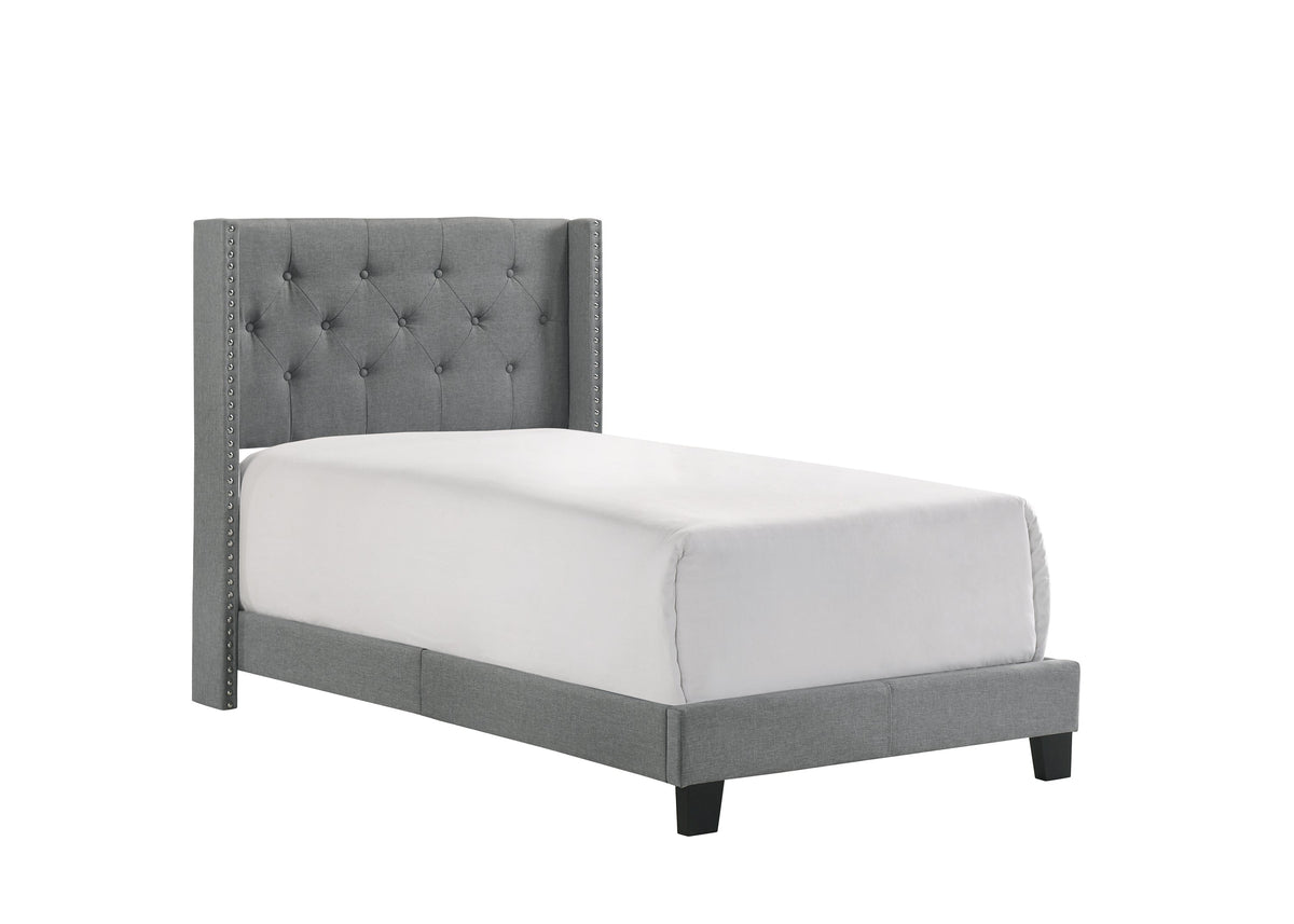 Makayla Gray Twin Bed - MyWaynesHome #