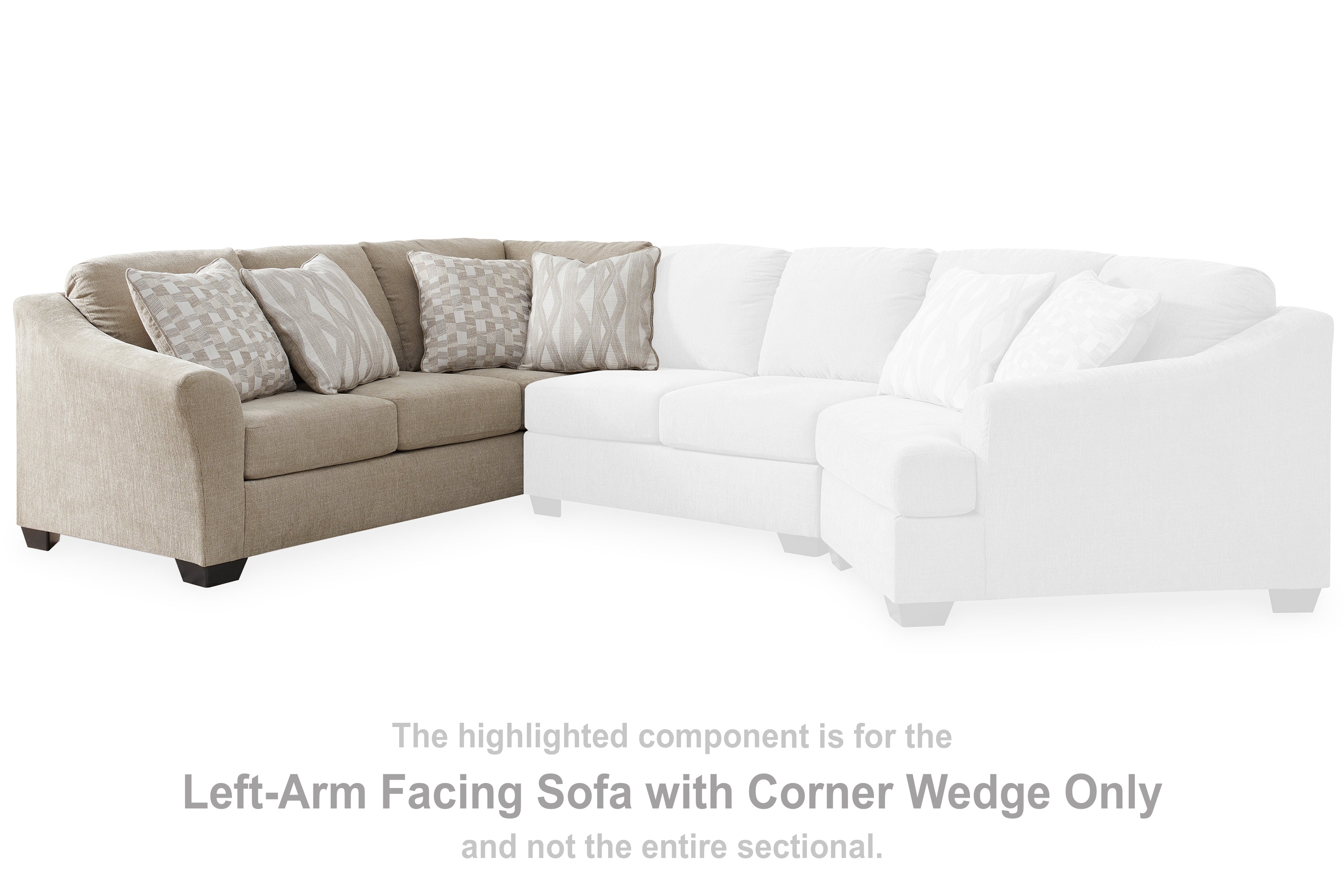 Brogan Bay Left-Arm Facing Sofa with Corner Wedge