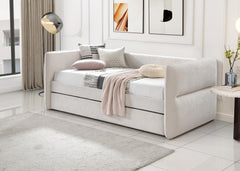Philipa Oatmeal Twin Daybed with Trundle - MyWaynesHome #