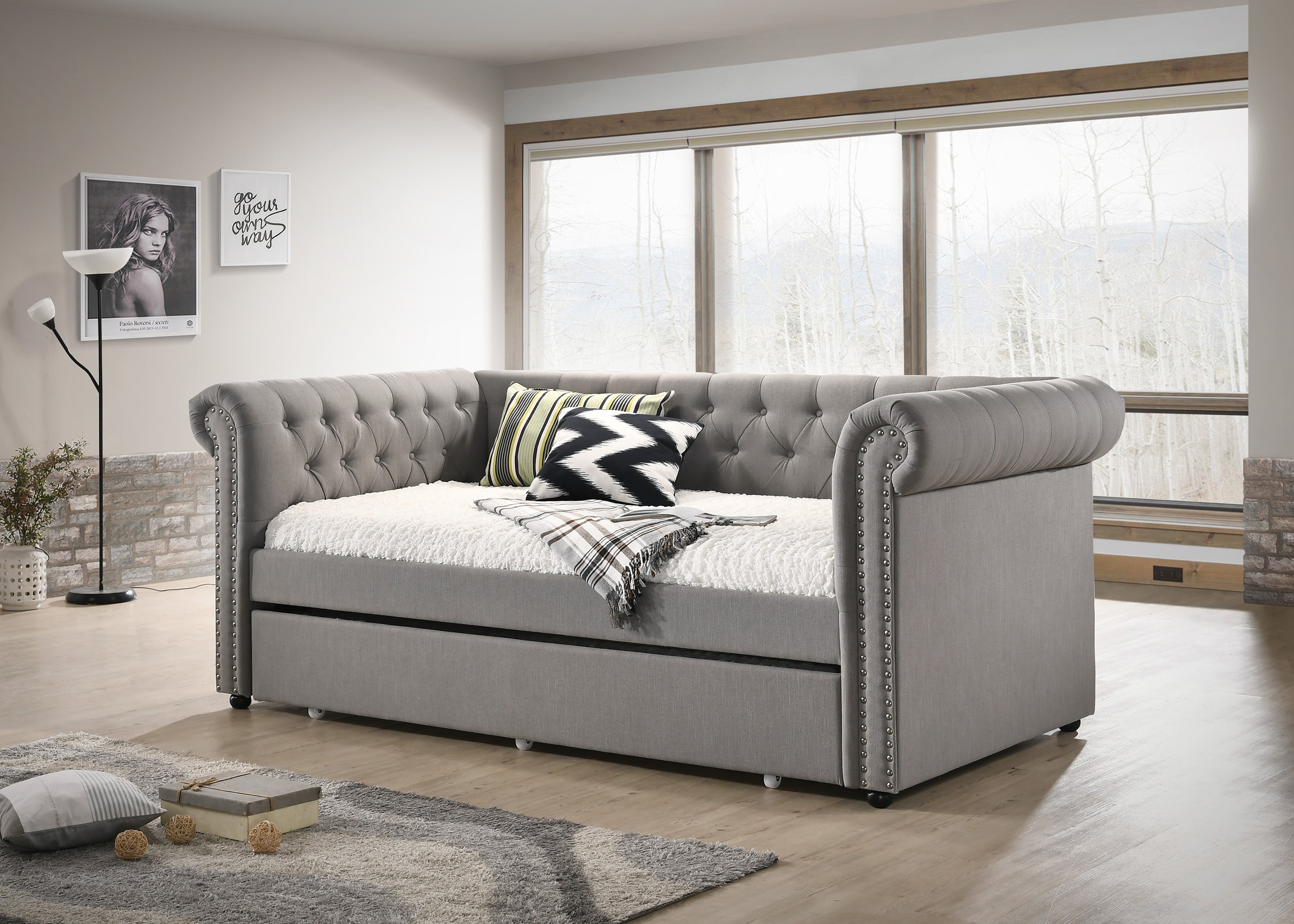 Ellie Gray Twin Daybed - MyWaynesHome #