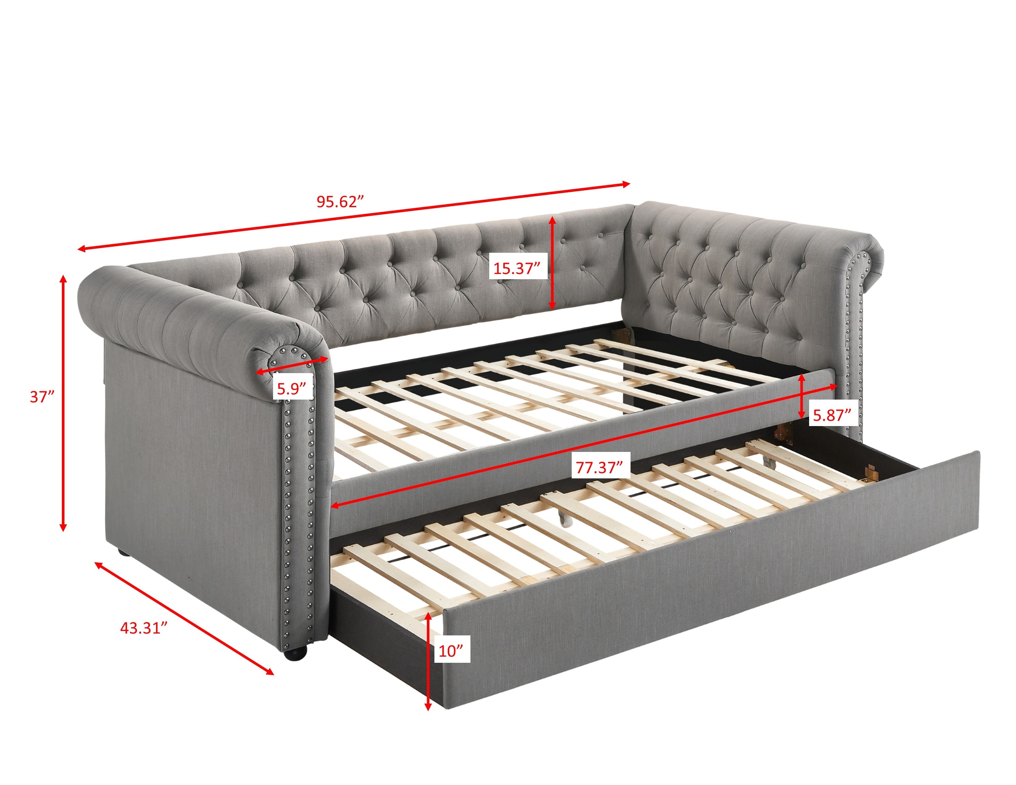 Ellie Gray Twin Daybed - MyWaynesHome #
