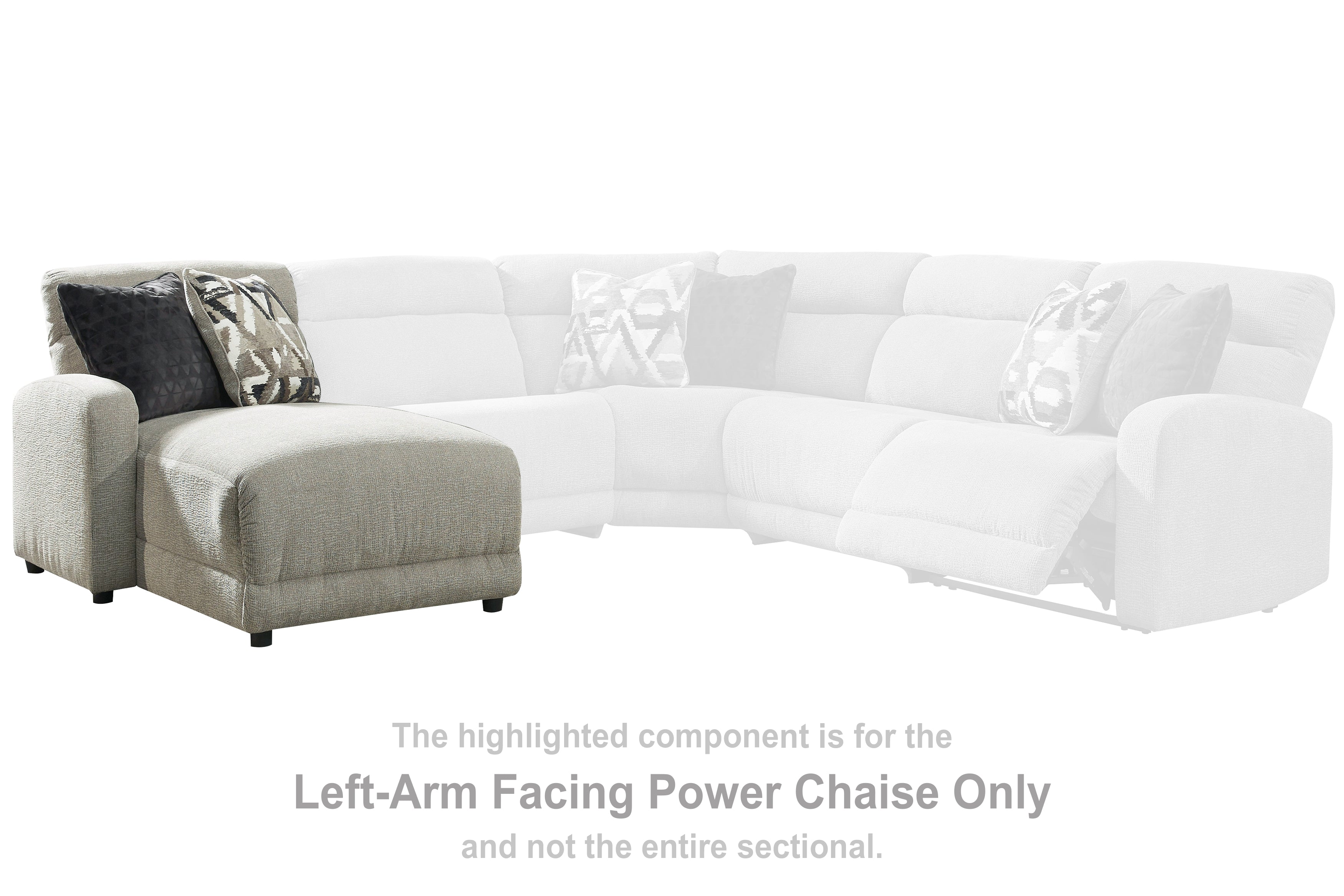 Colleyville Left-Arm Facing Power Reclining Back Chaise