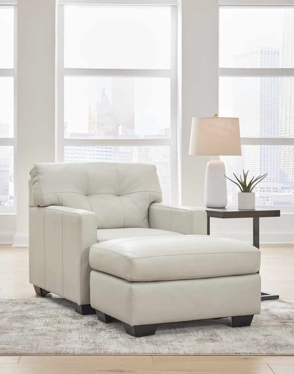 Belziani Oversized Chair and Ottoman