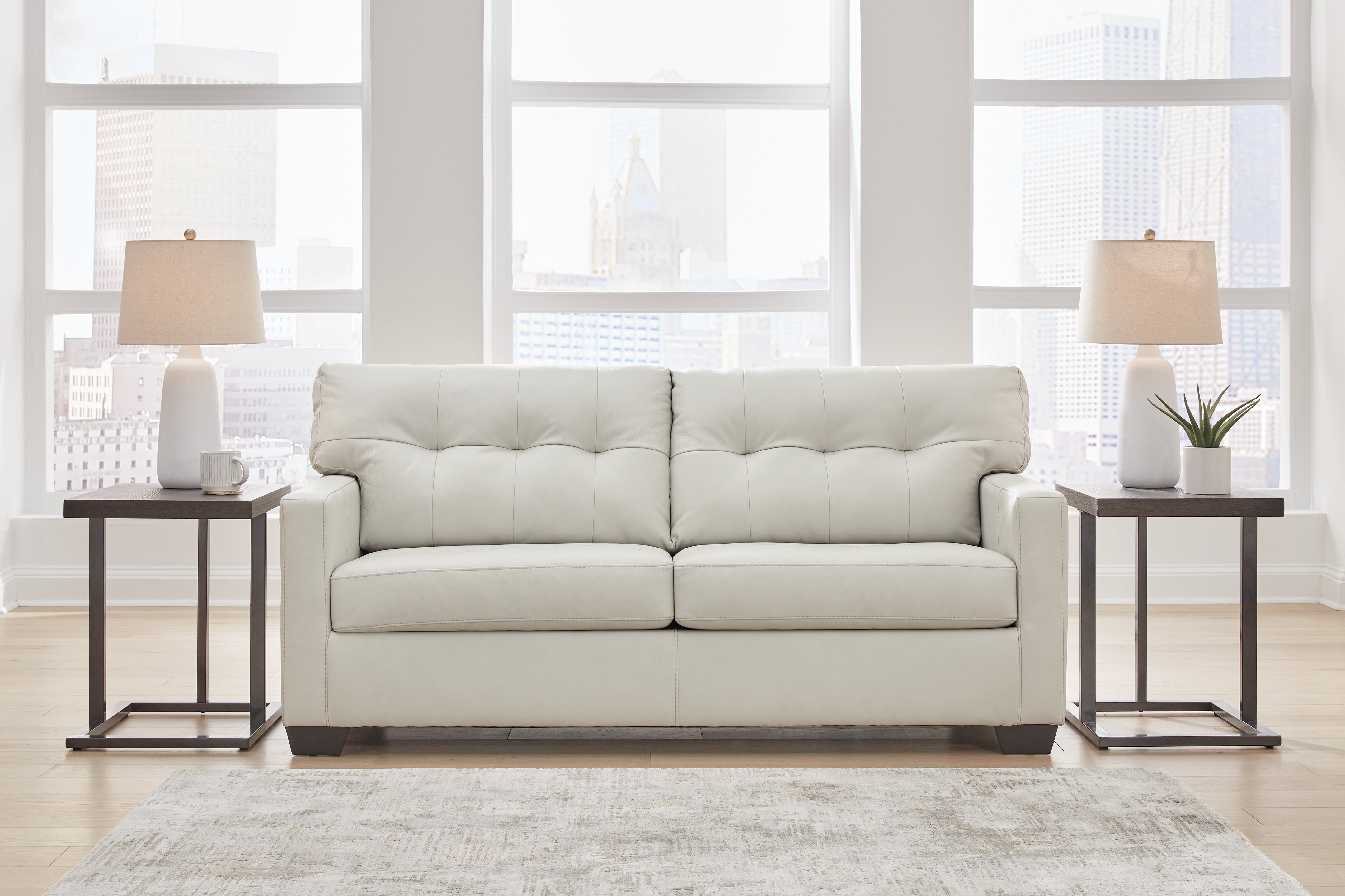 Belziani Sofa, Loveseat, Oversized Chair and Ottoman