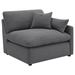 Hobson Upholstered Raf Chair Charcoal