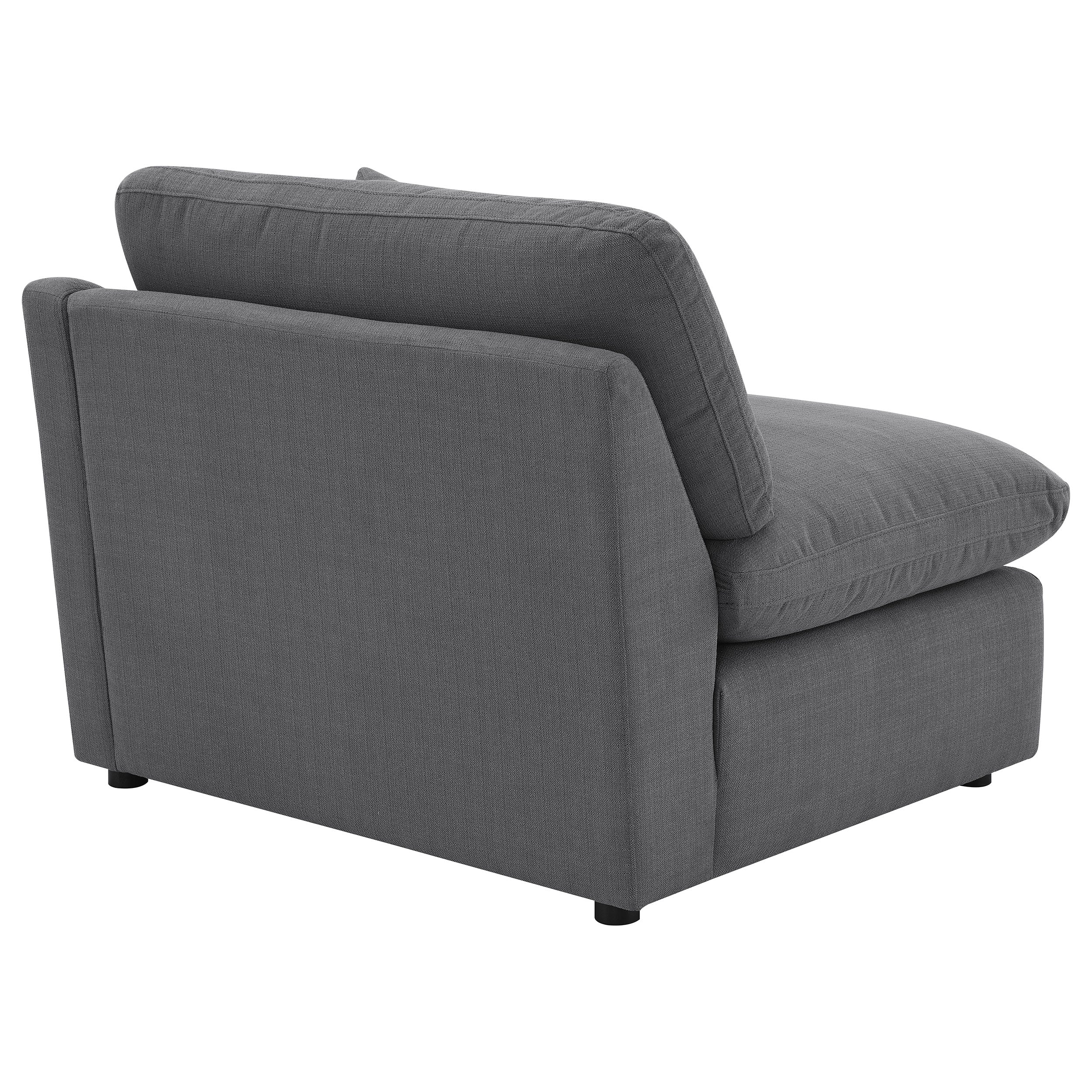 Hobson Upholstered Raf Chair Charcoal