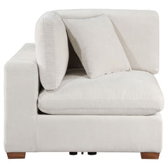 Lakeview Upholstered Corner Chair Ivory - MyWaynesHome #