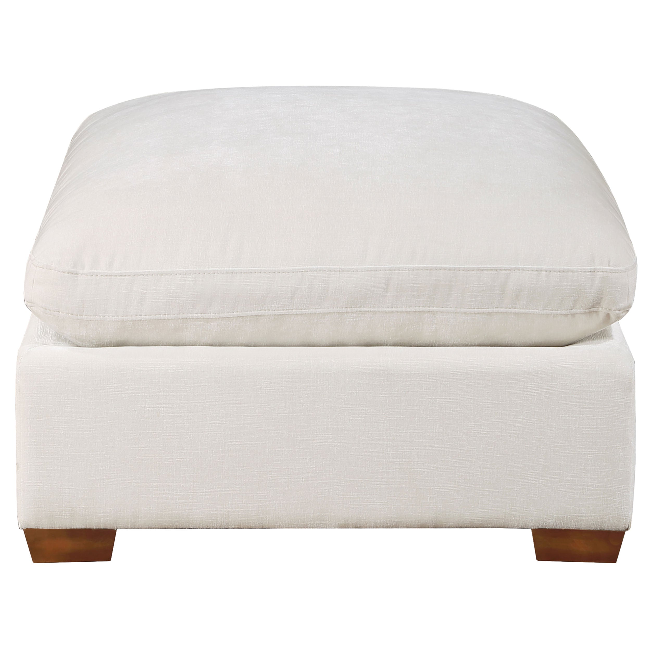 Lakeview Rectangular Upholstered Ottoman Ivory - MyWaynesHome #