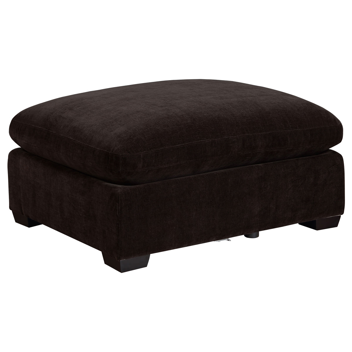 Lakeview Rectangular Upholstered Ottoman Dark Chocolate - MyWaynesHome #