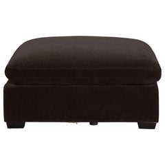 Lakeview Rectangular Upholstered Ottoman Dark Chocolate - MyWaynesHome #