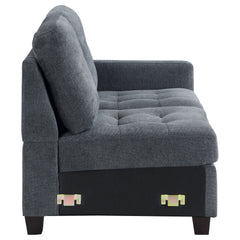 Georgina Upholstered Raf Chair Steel Grey - MyWaynesHome #