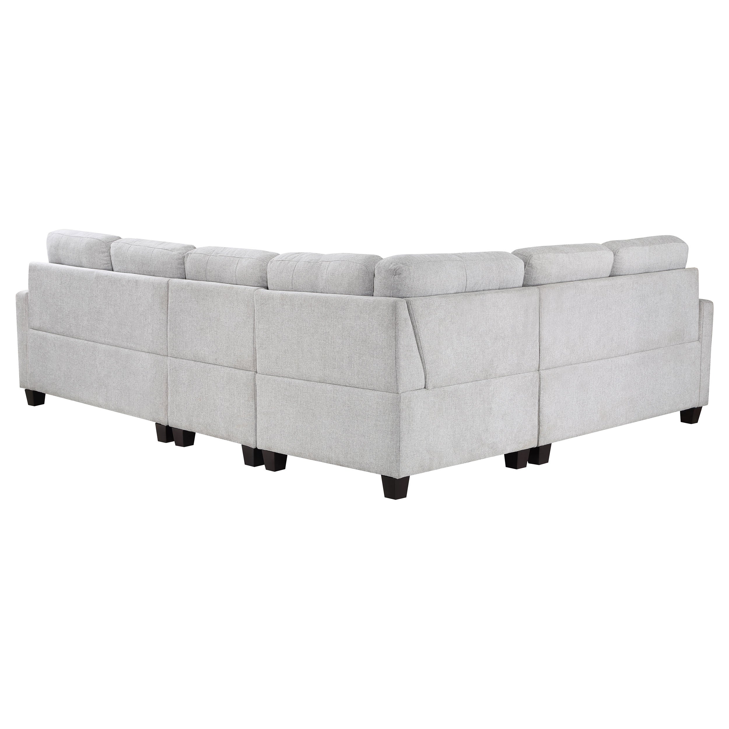 Georgina 4-piece Upholstered Modular Sectional Sofa Beige - MyWaynesHome #