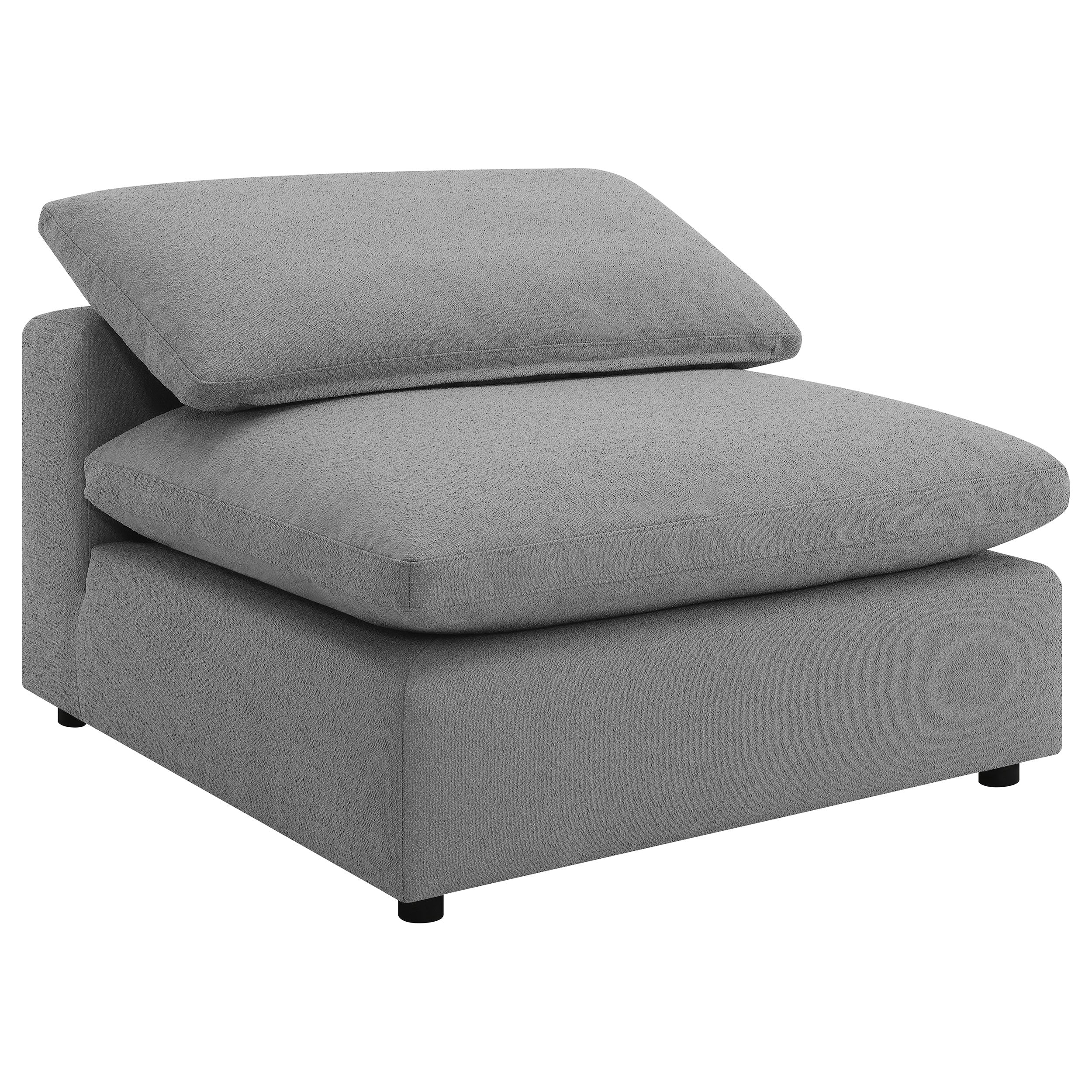 Raleigh 6-piece Boucle Upholstered Modular Sectional Grey - MyWaynesHome #