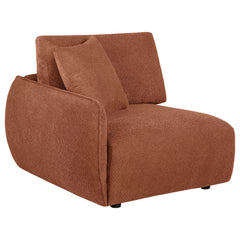 Elysia Chenille Upholstered Modular Laf Chair Coral