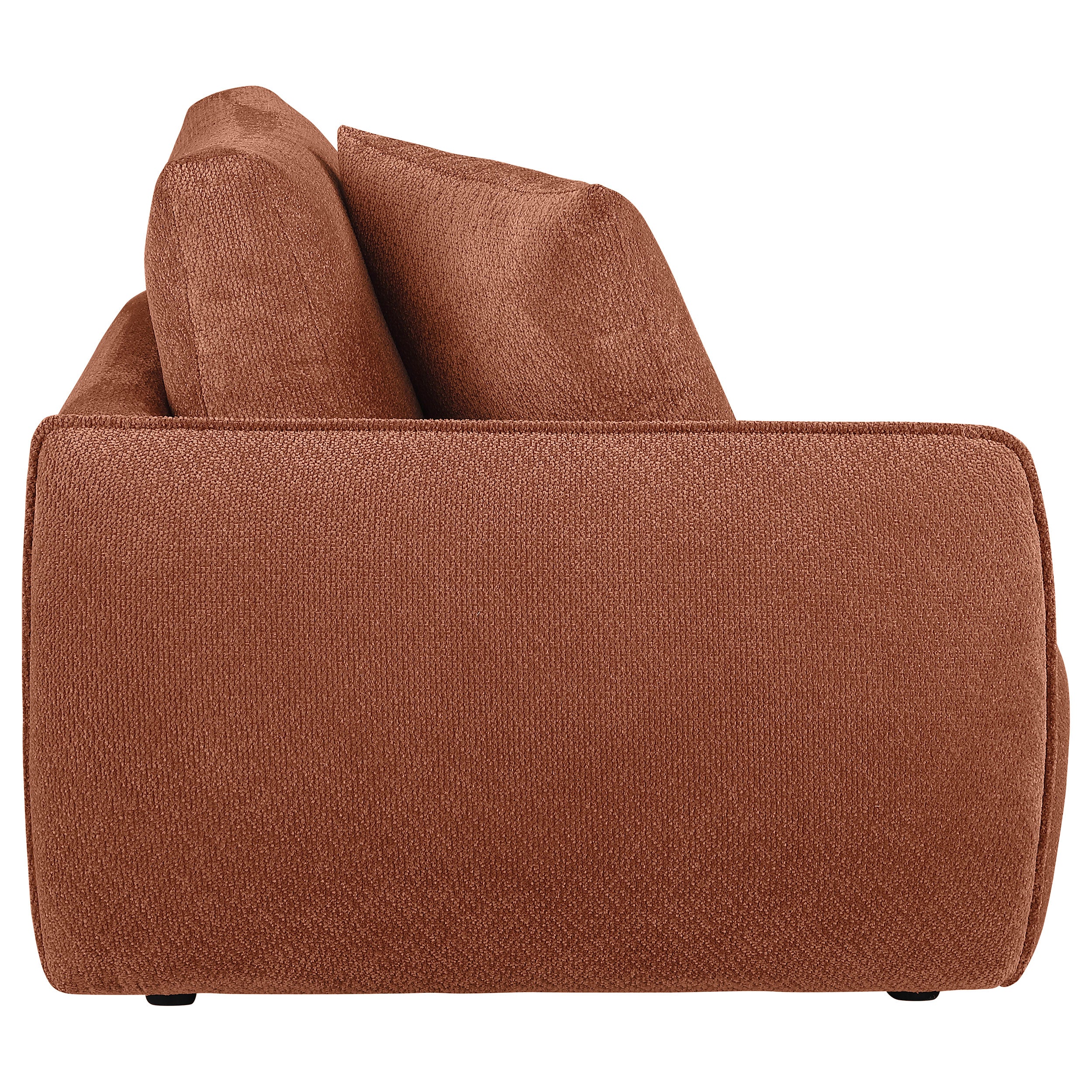 Elysia Chenille Upholstered Modular Laf Chair Coral