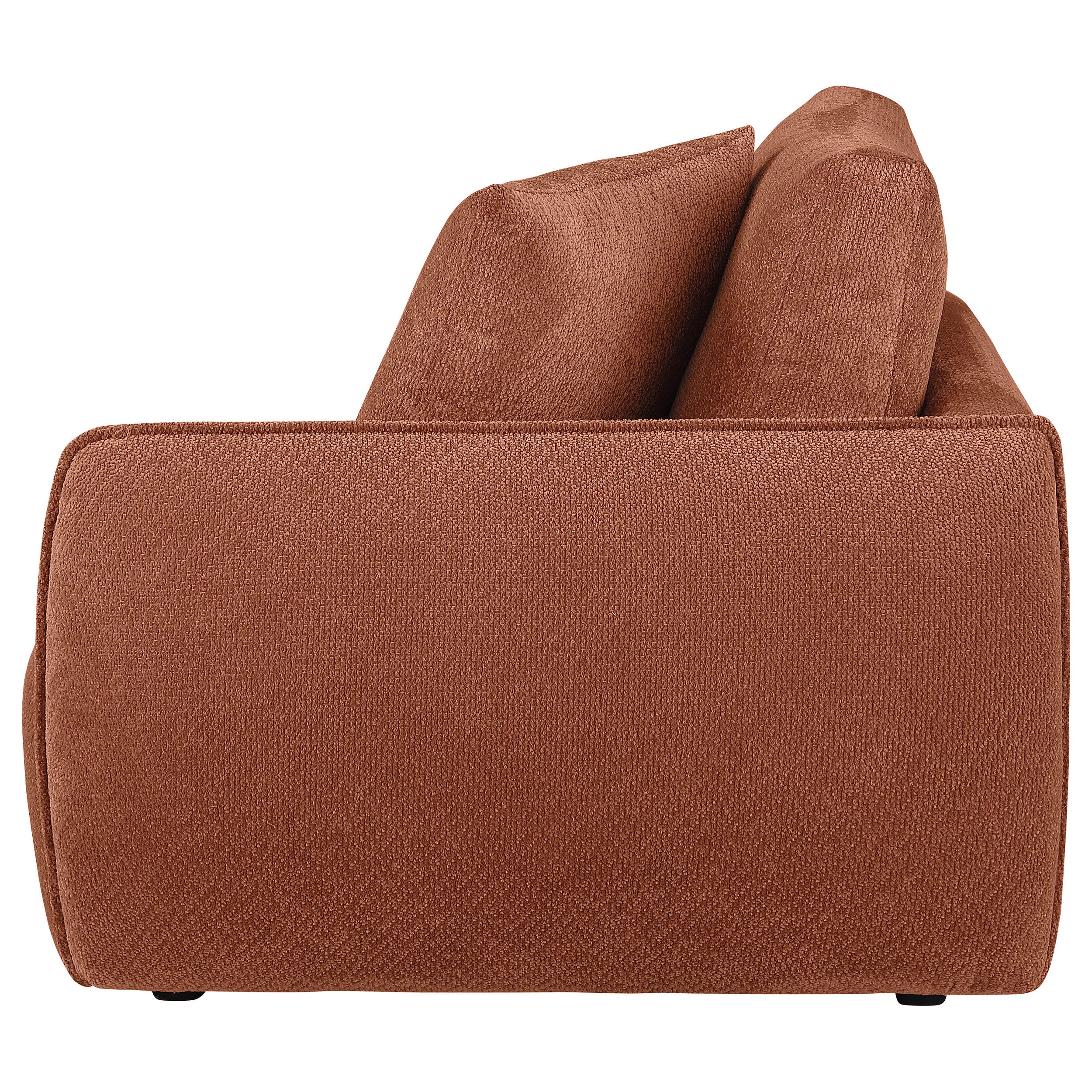 Elysia Chenille Upholstered Modular Raf Chair Coral