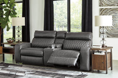 Samperstone 3-Piece Power Reclining Sectional Loveseat - MyWaynesHome #