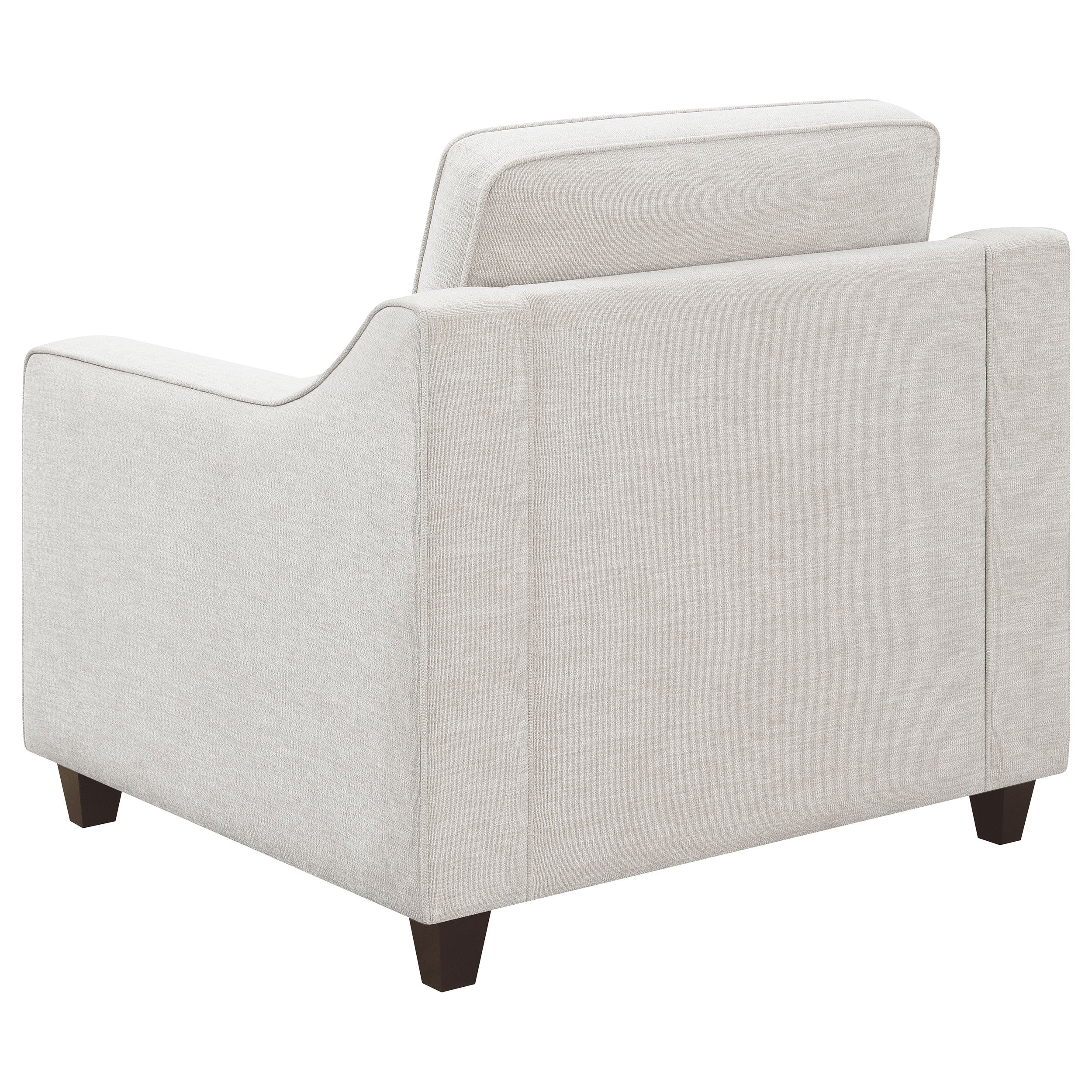 Christine Upholstered Sloped Arm Accent Chair Beige - MyWaynesHome #