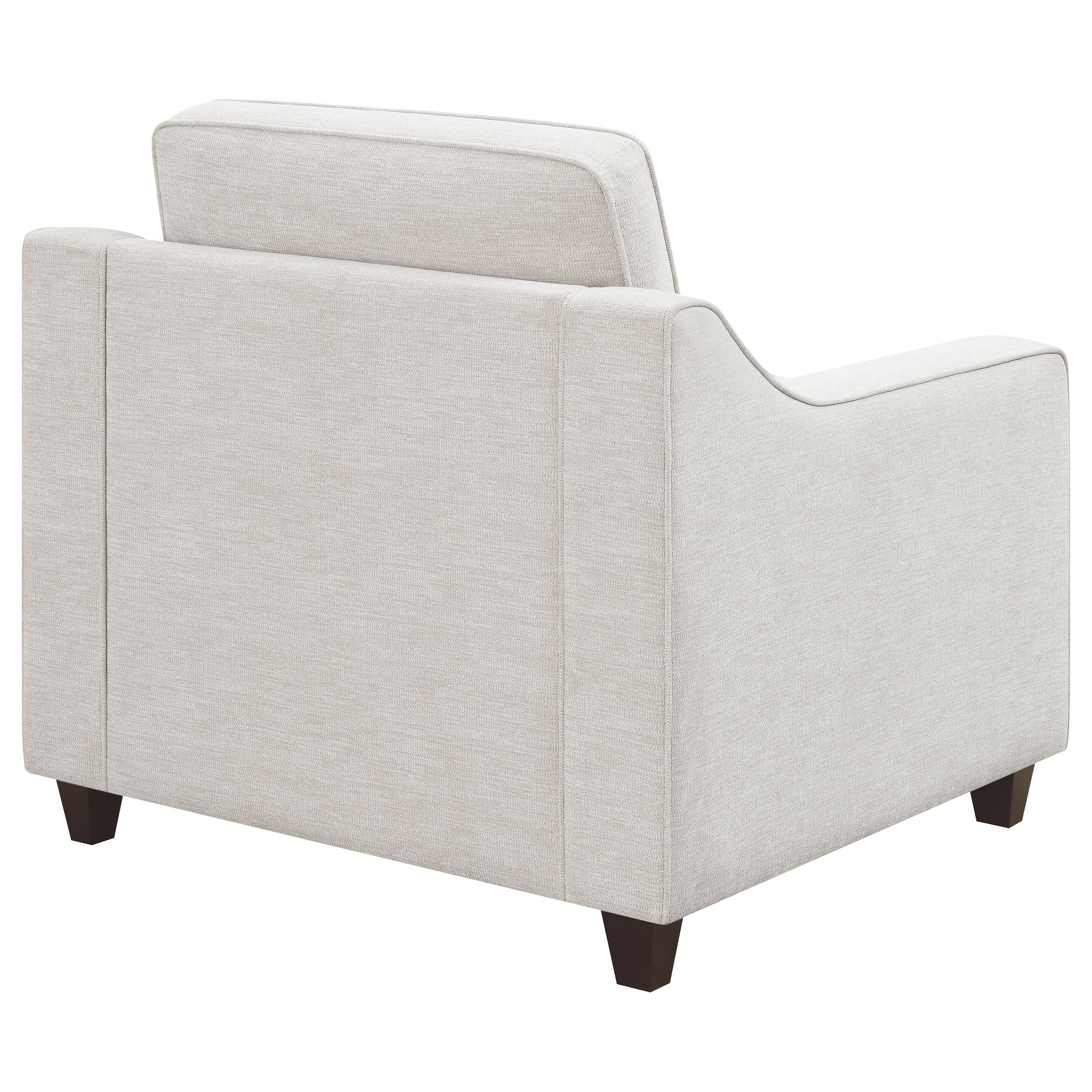 Christine Upholstered Sloped Arm Accent Chair Beige - MyWaynesHome #