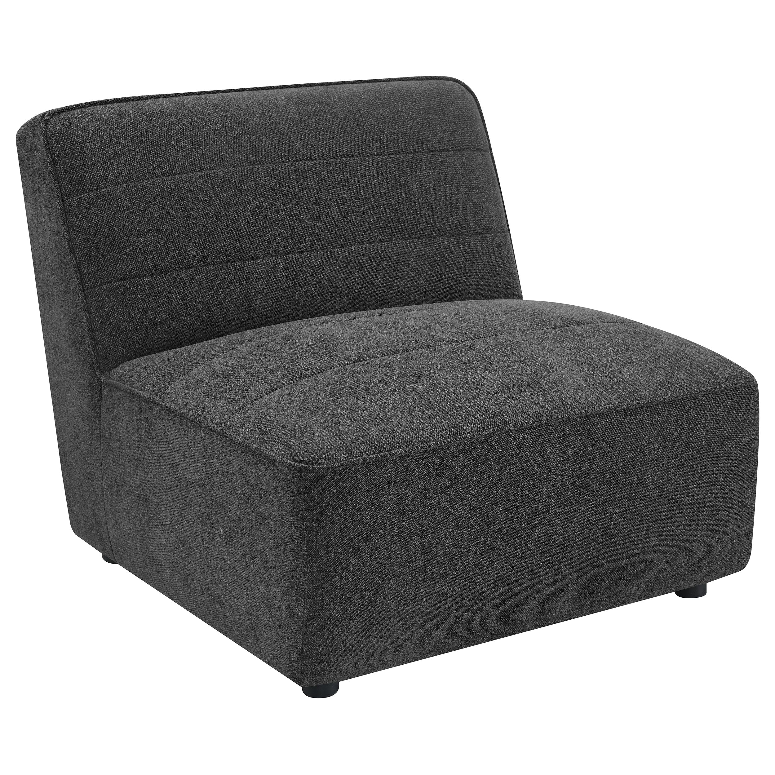 Sunny 6-piece Upholstered Modular Sectional Sofa Charcoal - MyWaynesHome #
