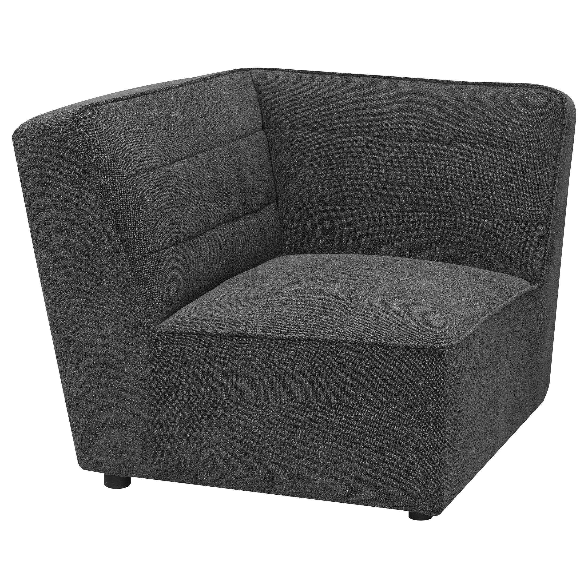 Sunny 6-piece Upholstered Modular Sectional Sofa Charcoal - MyWaynesHome #