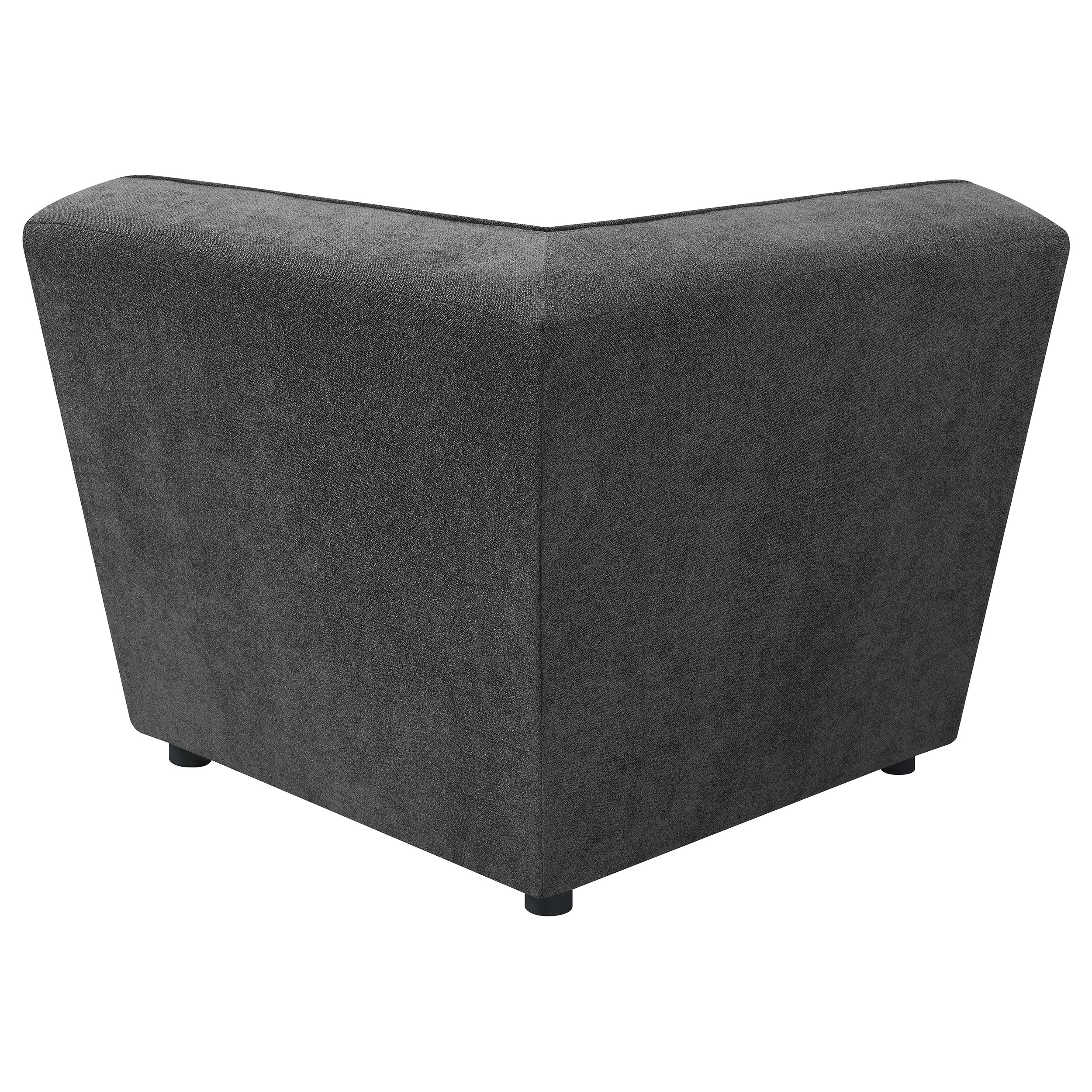 Sunny 6-piece Upholstered Modular Sectional Sofa Charcoal - MyWaynesHome #