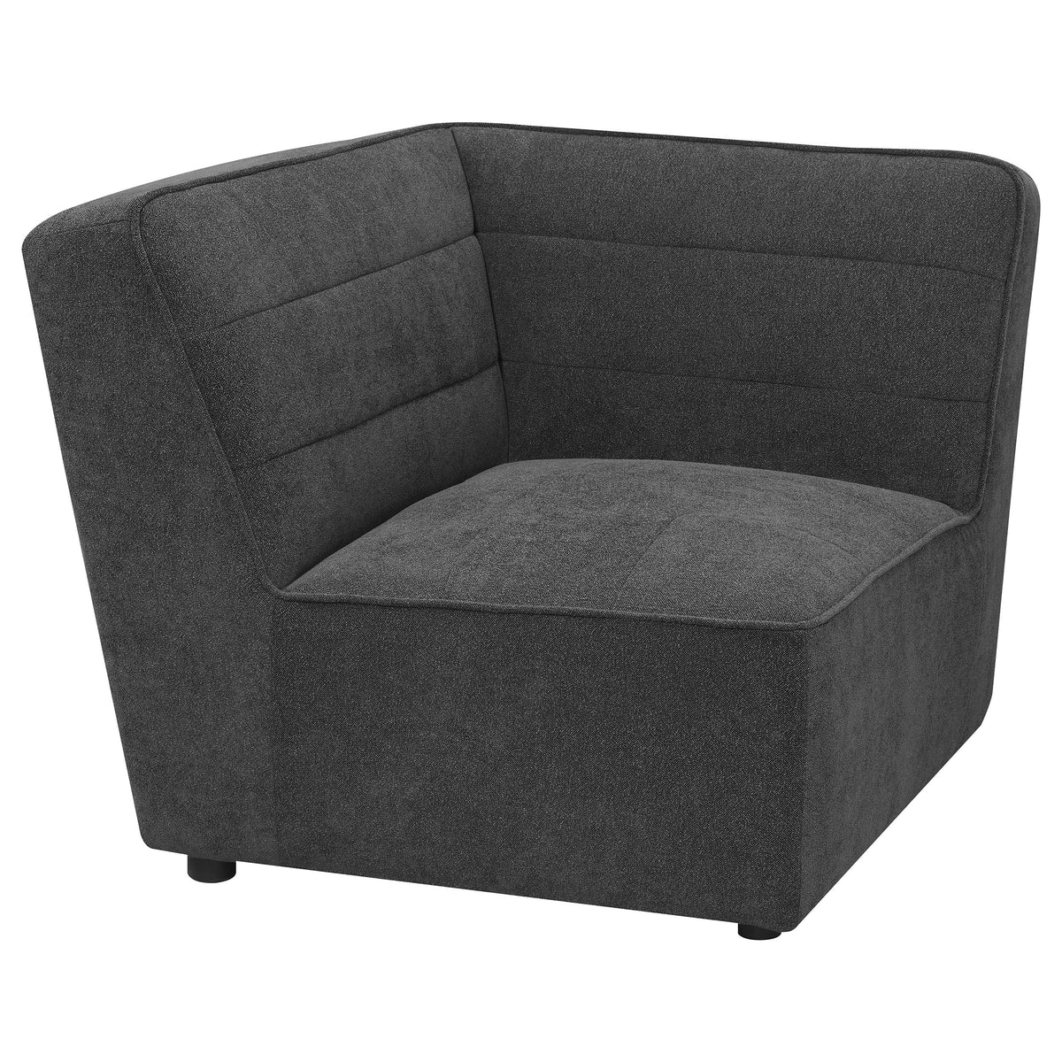 Sunny Upholstered Corner Chair Dark Charcoal - MyWaynesHome #