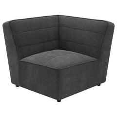 Sunny Upholstered Corner Chair Dark Charcoal - MyWaynesHome #