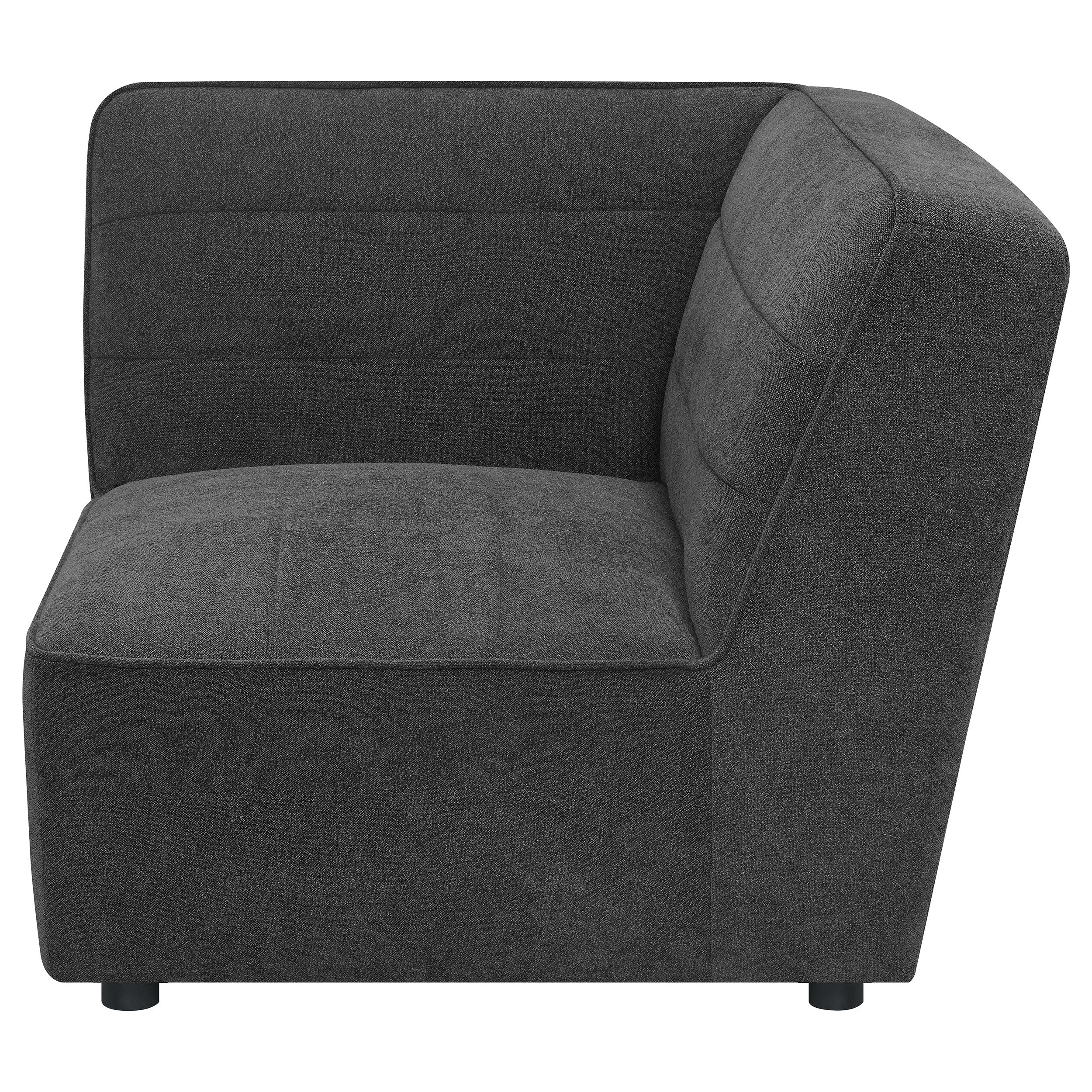 Sunny Upholstered Corner Chair Dark Charcoal - MyWaynesHome #