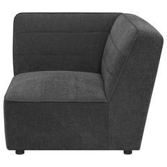 Sunny Upholstered Corner Chair Dark Charcoal - MyWaynesHome #