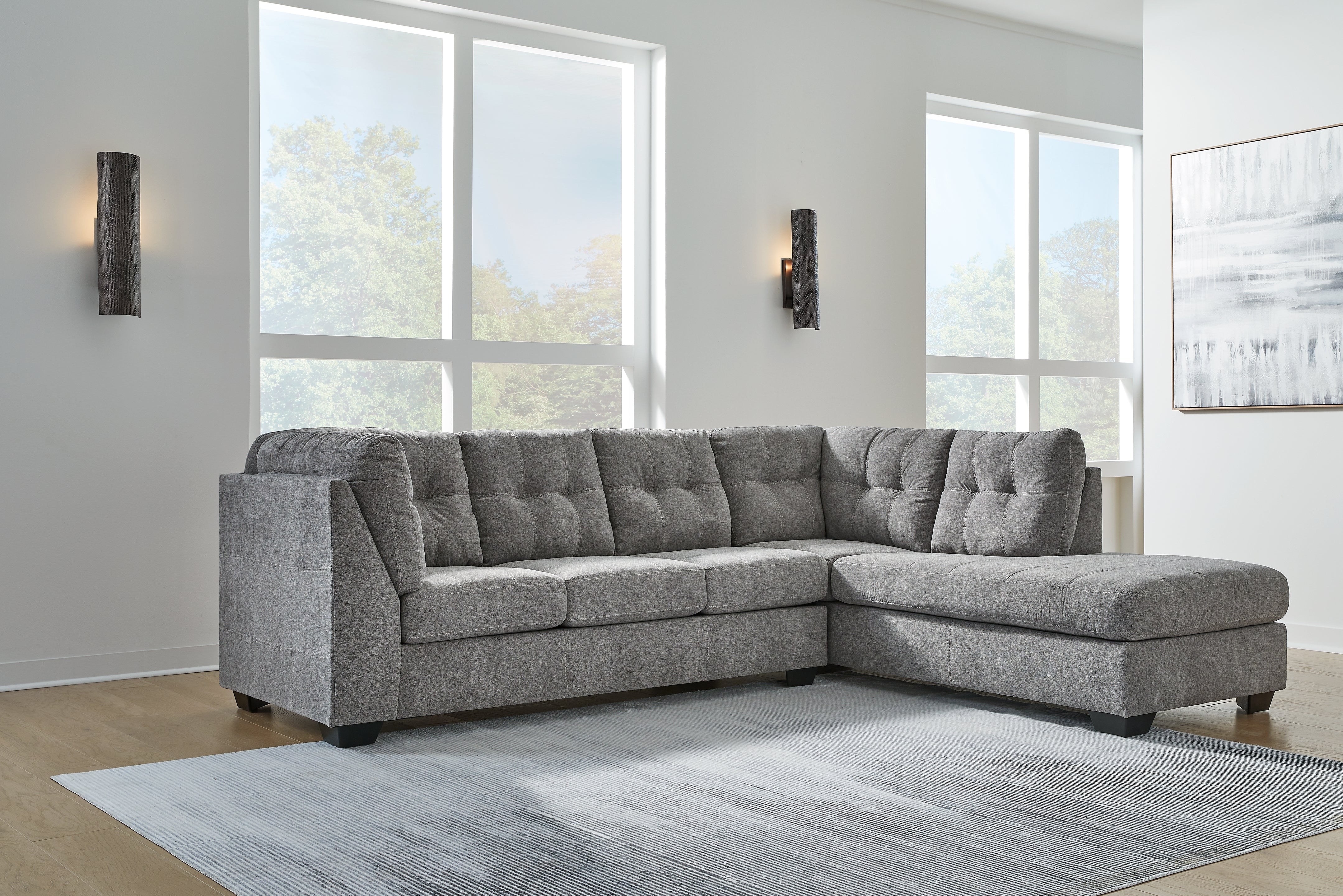Marleton 2-Piece Sectional with Chaise - MyWaynesHome #
