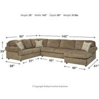 Hoylake 3-Piece Sectional with Chaise - MyWaynesHome #